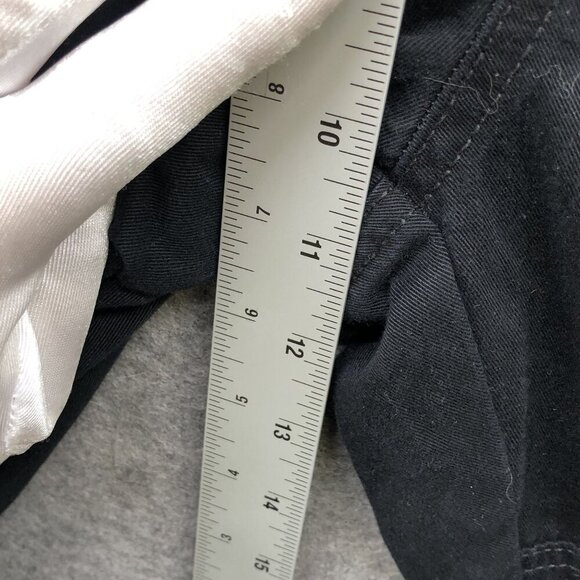 New Look Cargo Jogger Pants Mens Small S Black Pull On Canvas Gorpcore Utility - Picture 4 of 7